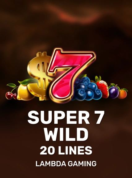Super 7 Wild: 20 lines game tile